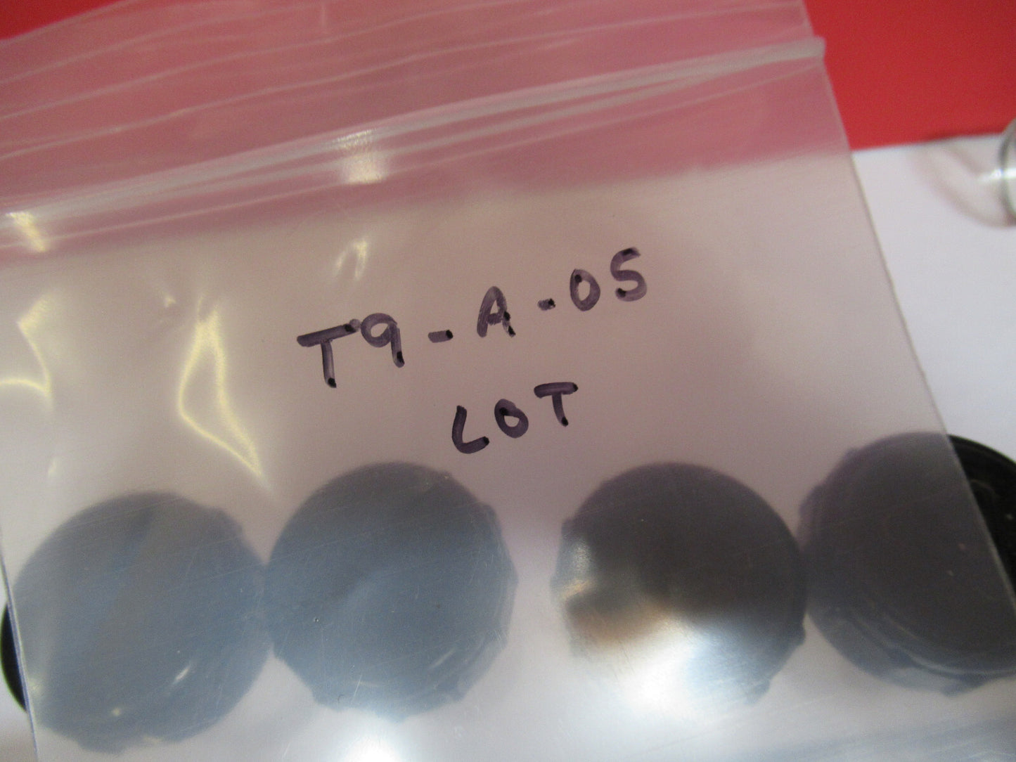 LOT BAUSCH LOMB PLASTIC CANISTER OBJECTIVE MICROSCOPE PART AS PICTURED T9-A-05