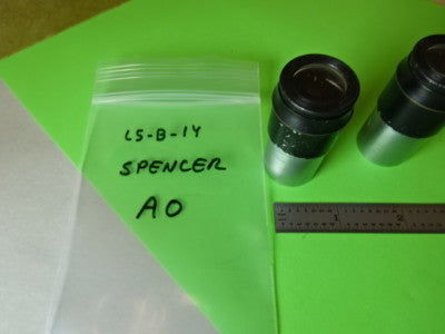 Microscope Part Optical Lot Eyepieces Ocular Spencer Lens Co. American Optical Co. 9X Optics