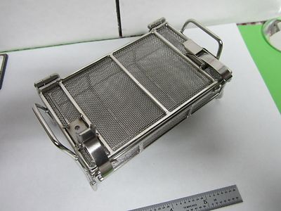 STAINLESS STEEL MESH CONTAINER CLEANING LASER OPTICS BIN#L2-SQ