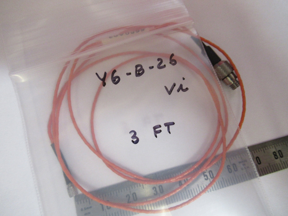 Cable 3 ft Low Noise 3-56 mini conn 10-32 for Accelerometer