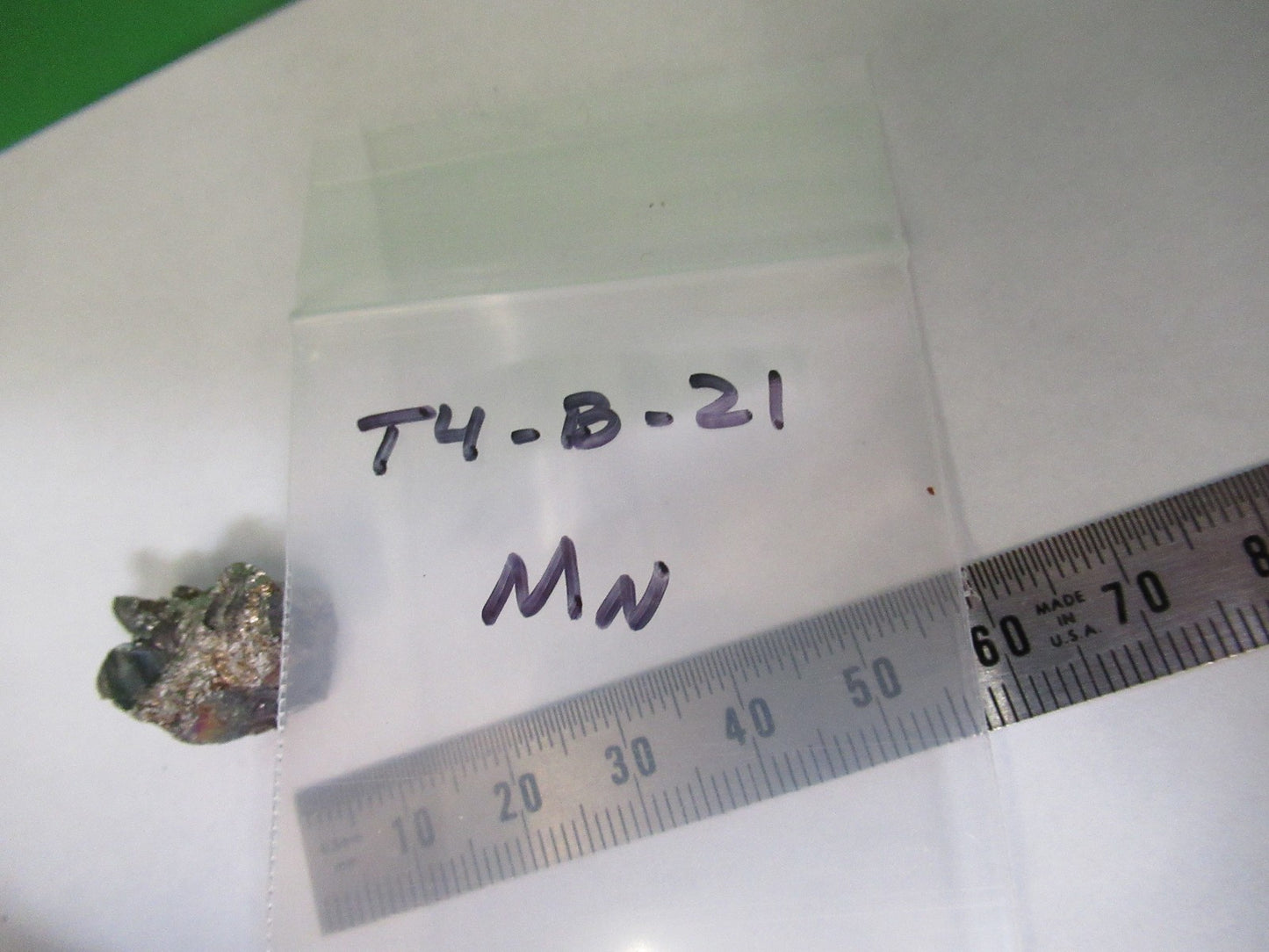 MANGANESE METAL COLLECTABLE PURE 99.99% METAL Mn 11gr AS PICTURED T4-B-21