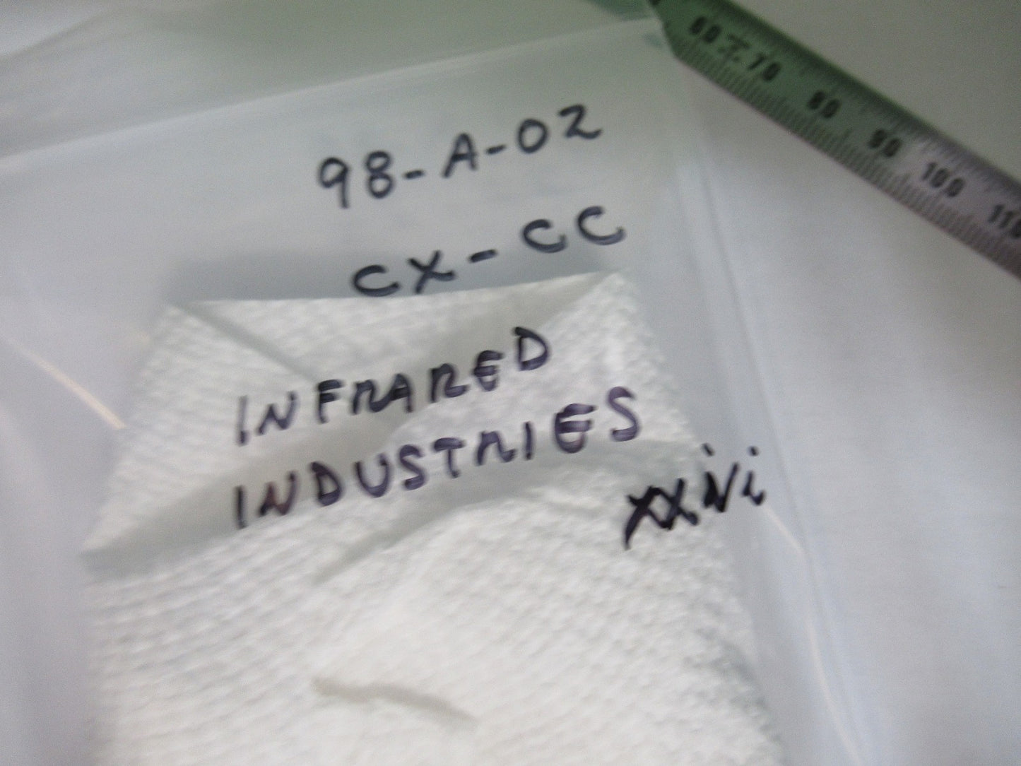 OPTICAL LENS INFRARED INDUSTRIES CX CC PRO LASER OPTICS AS PICTURED 98-A-02