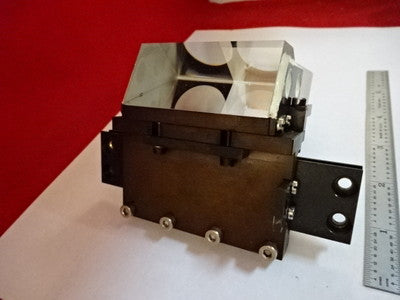 MICROSCOPE PART POLYVAR REICHERT LEICA ASSEMBLY PRISM HEAD OPTICS AS IS #V2-B-98