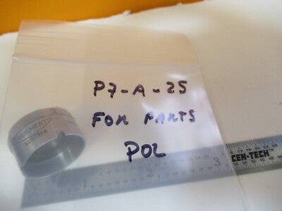 Reichert Austria Polarizer Lens Microscope Part