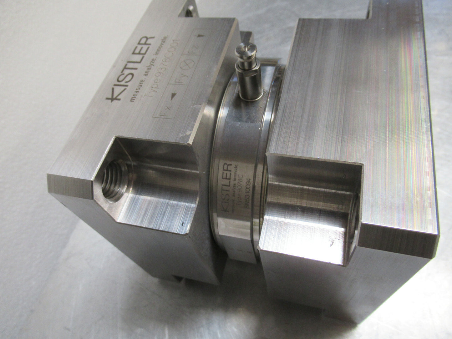 KISTLER huge triax FORCE LINK LOAD CELL 9078C SENSOR for dinamometer AS PICTURED