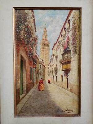 ZULOAGA BASQUE STYLE PAINTING WITHOUT PROVENANCE OR AUTHENTICATION AS PICTURED