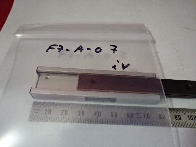 DELTRON SLIDE POSITIONING OPTICS ROBOTICS ETC #F7-A-07