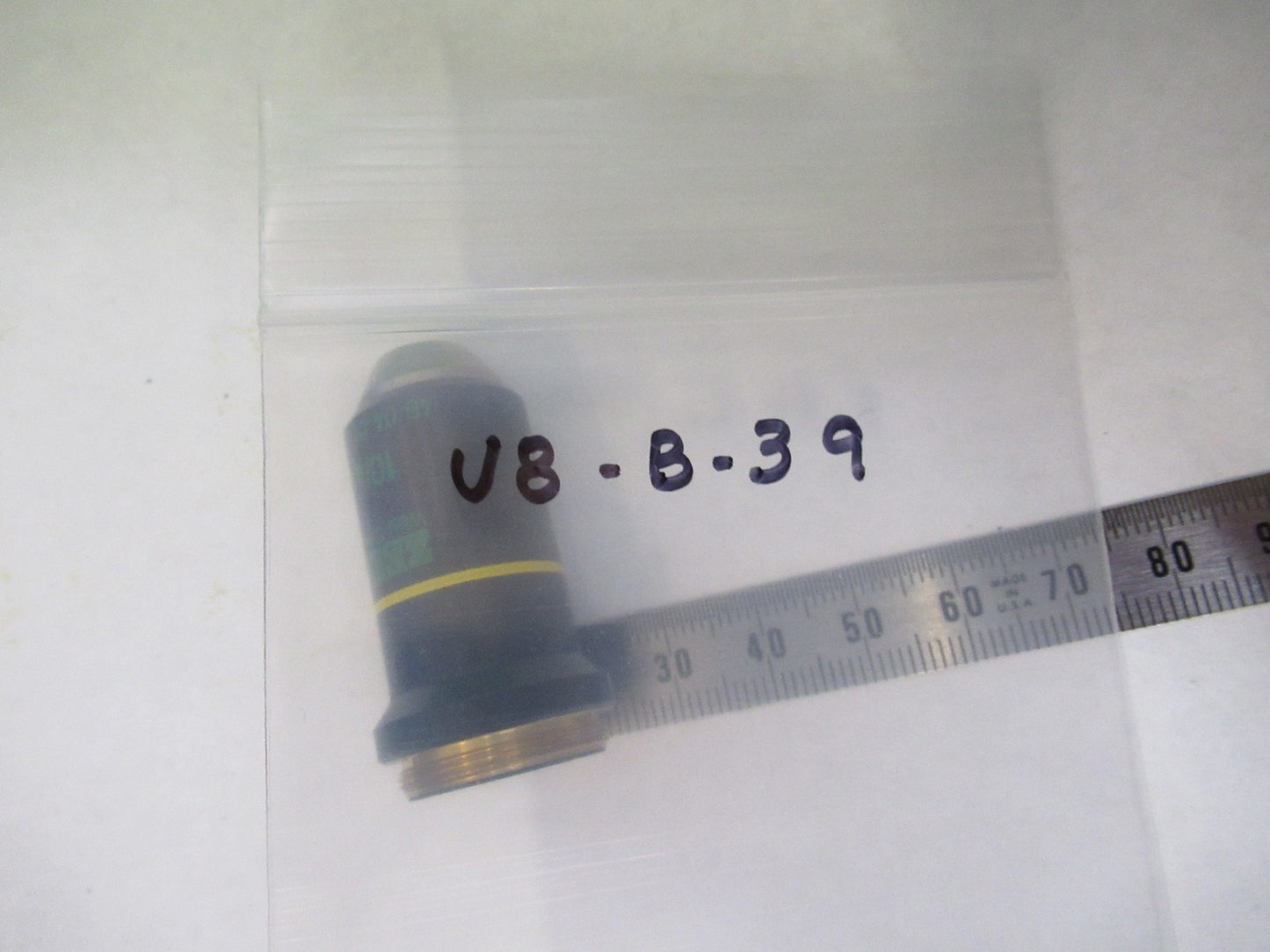 ZEISS GERMANY PH1 OBJECTIVE 10X /160 OPTICS MICROSCOPE PART AS PICTURED U8-B-39