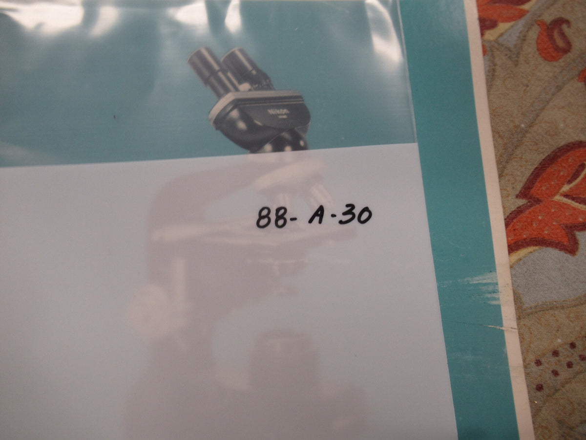 ANTIQUE LOT B&L AO NIKON MANUAL CATALOG MICROSCOPE PART AS PICTURED &88-a-30