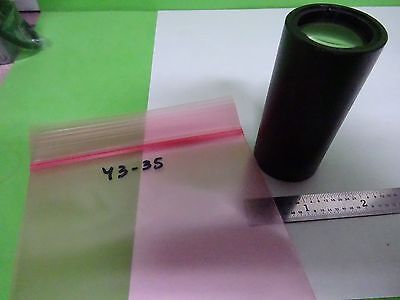 MICROSCOPE PART GREEN COLLIMATOR LENS OPTICS AS IS BIN#Y3-35