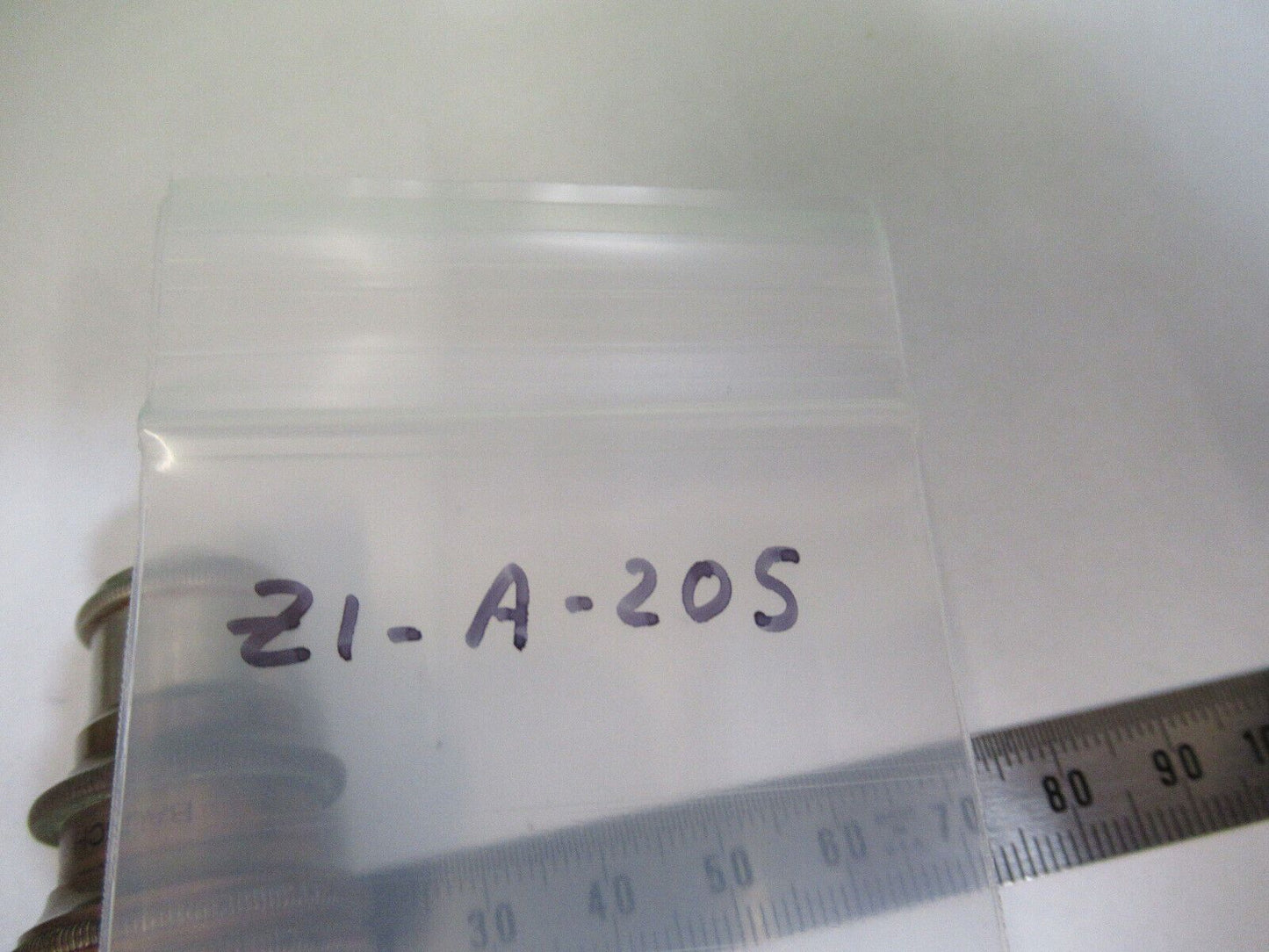 ANTIQUE BRASS OBJECTIVE BAUSCH LOMB OPTICS MICROSCOPE as pictured &z1-a-205