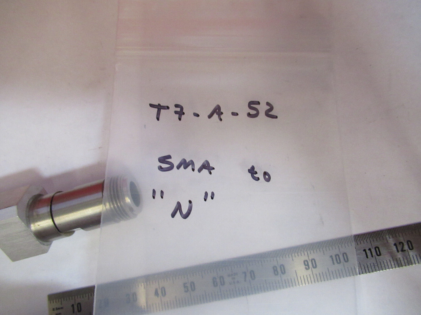 WILTRON BULKHEAD SMA TO N connect MICROWAVE RF FREQUENCY GHz AS PICTURED T7-A-52