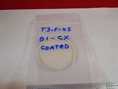OPTICAL BI CONVEX COATED LENS OPTICS AS IS B#T3-F-05