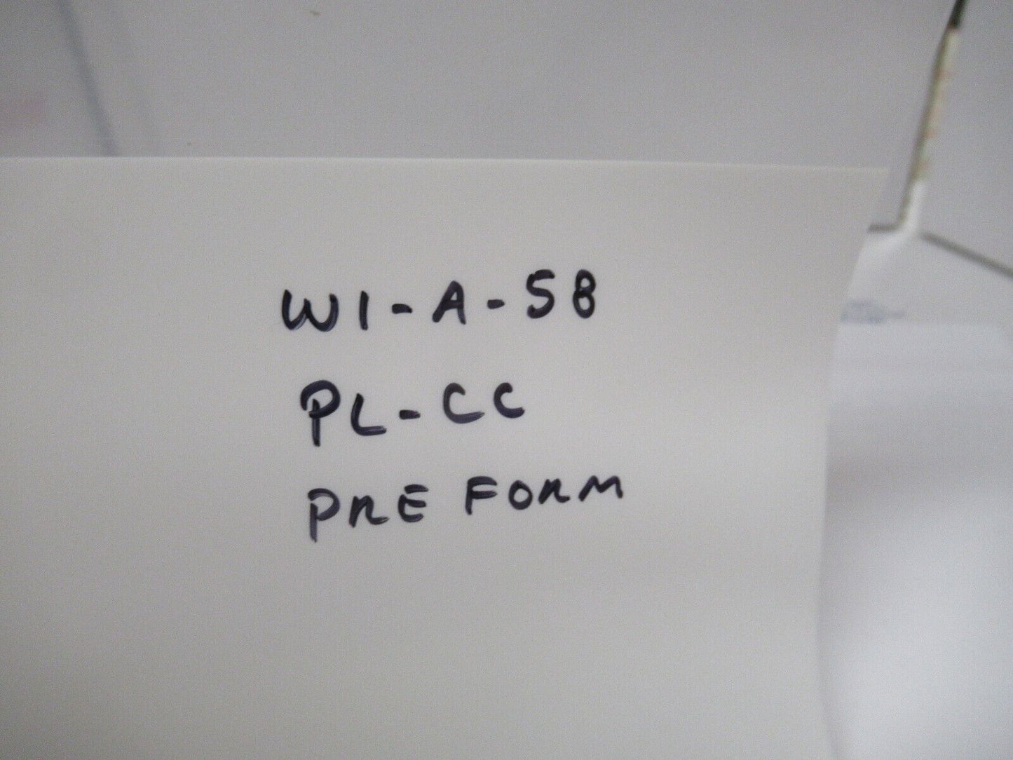 OPTICAL THICK GLASS LENS PREFORM PL-CC LASER OPTICS AS PICTURED W1-A-58