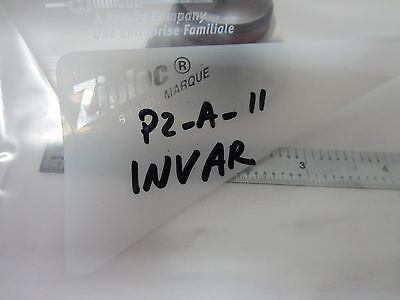 OPTICAL CONVEX LENS MOUNTED ON INVAR ALLOY METAL HIGH END OPTICS BIN#P2-A-11
