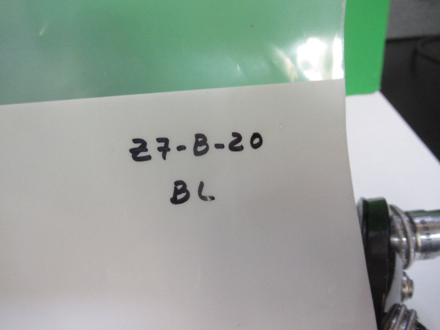 BAUSCH LOMB tubus + nosepiece objectives OPTICS MICROSCOPE PART AS PIC z7-b-20