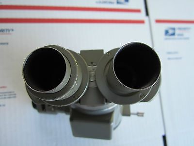 OLYMPUS JAPAN MICROSCOPE PART HEAD EYEPIECE HOLDER WITHOUT OPTICS AS IS
