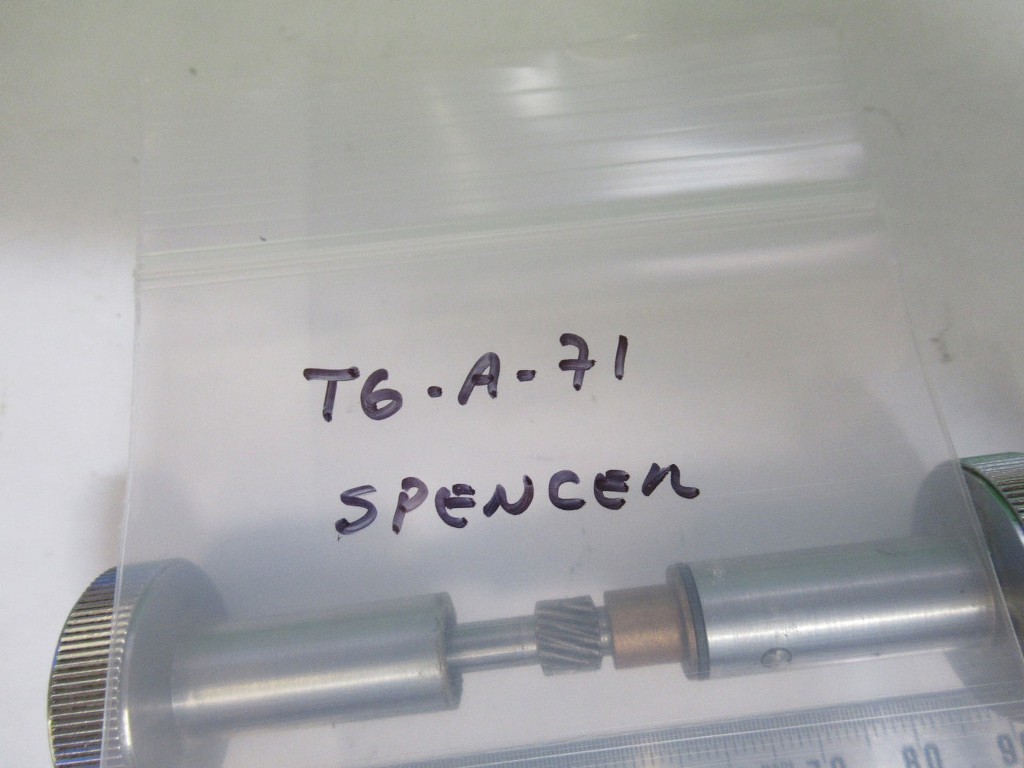 SPENCER AO SET of KNOBS STAGE ANTIQUE MICROSCOPE PART as pic T6-A-71