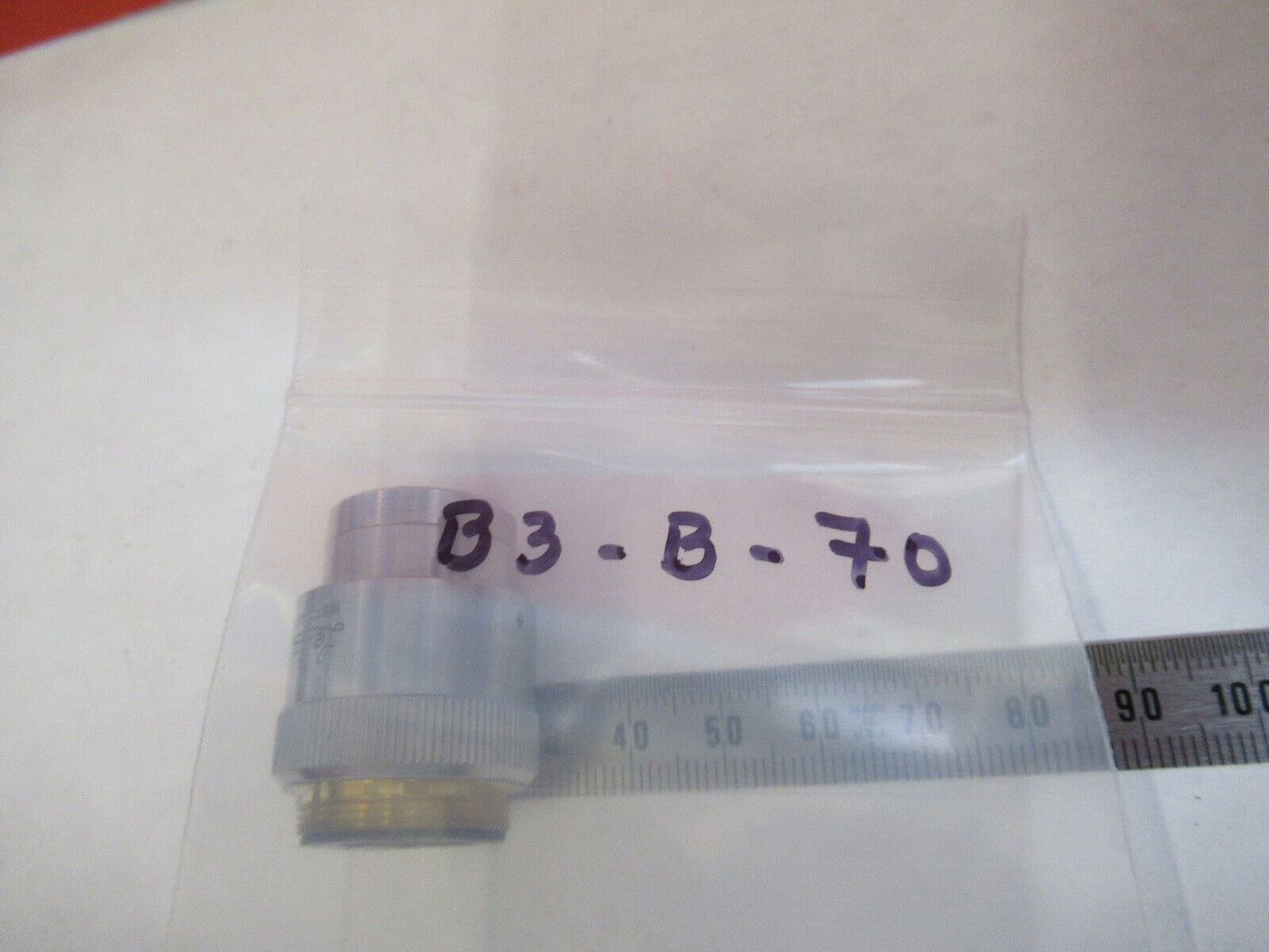 LEITZ WETZLAR OBJECTIVE 10X NPL INFINITY MICROSCOPE PART as pictured B3-B-70