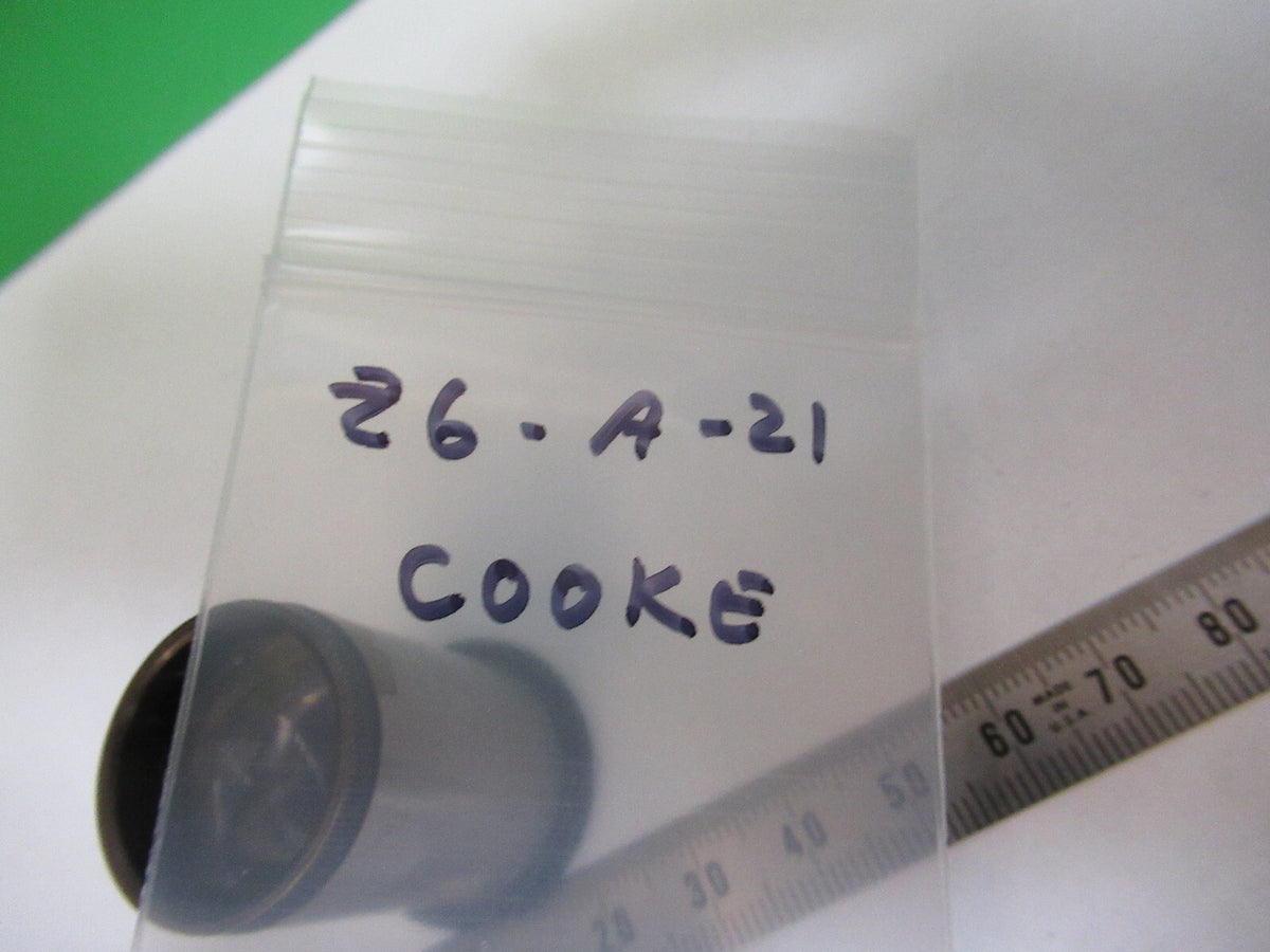 RARE ANTIQUE COOKE EYEPIECE ENGLAND "4" MICROSCOPE PART AS PICTURED Z6-A-21