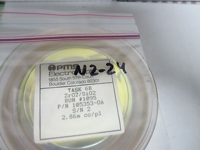 OPTICAL FLAT DICHROIC ZERODUR MIRROR ZIRCONIA COATED LASER OPTICS BIN#N2-24