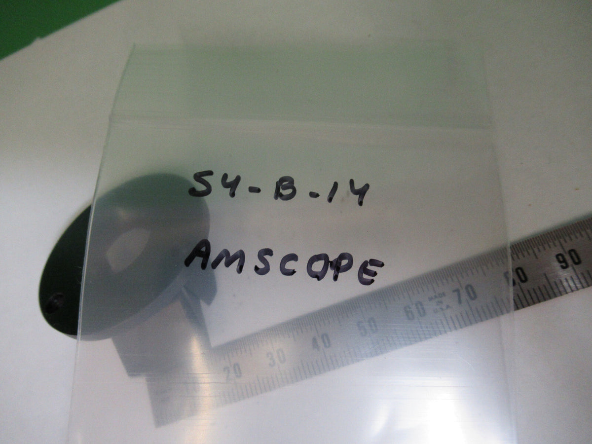 AMSCOPE GLASS PRISM HEAD OPTICS MICROSCOPE PART AS PICTURED S4-B-14