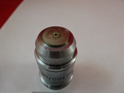 OBJECTIVE 100X /170 LEITZ GERMANY OPTICS MICROSCOPE PART AS PICTURED &J1-A-06