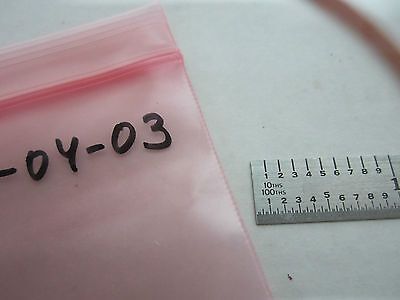 OPTICAL FILTER REMOVED FROM INSTRUMENT #1-04-03 LASER OPTICS BIN#1