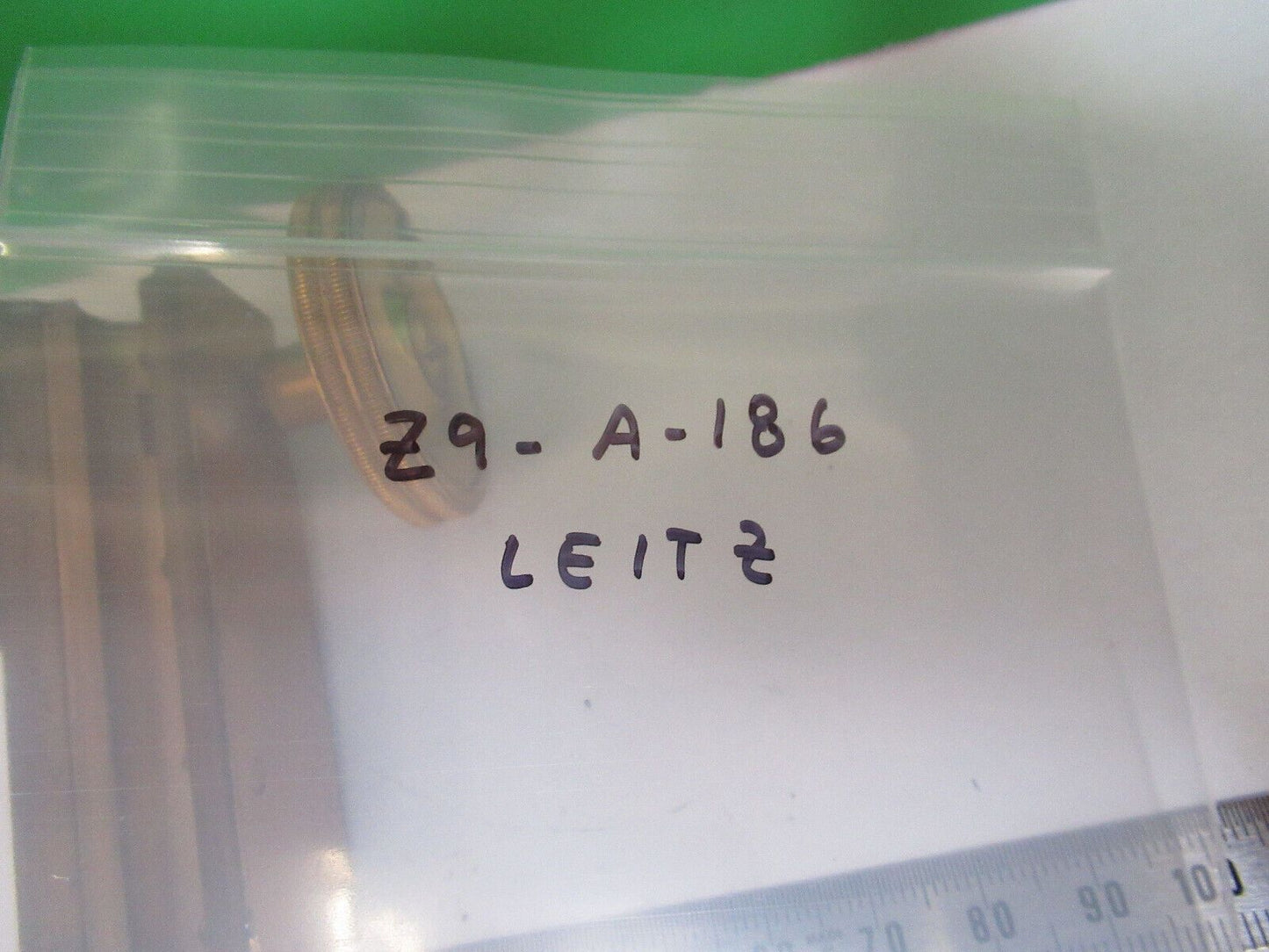 ANTIQUE MICROSCOPE PART LEITZ GERMANY BRASS GROSS STAGE AS PICTURED &Z9-A-186