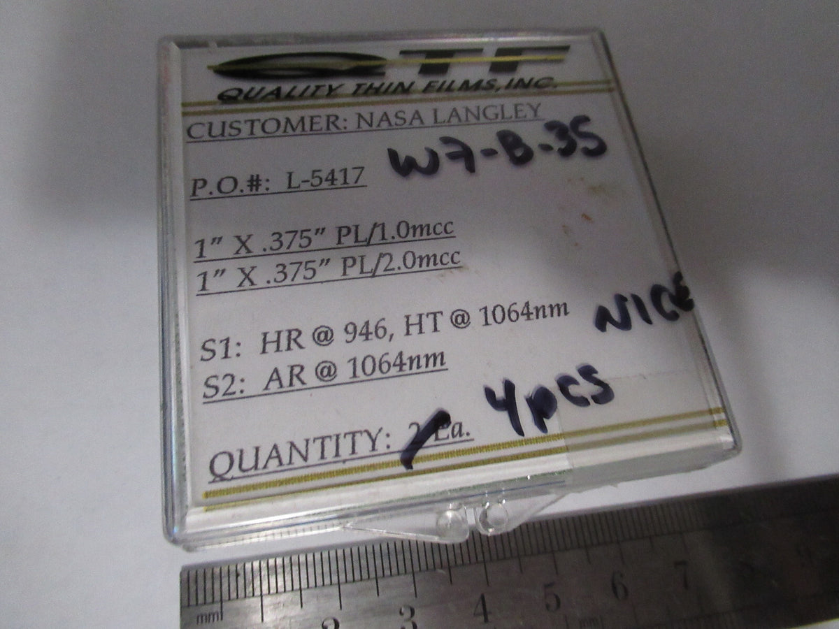 ex Nasa Optical Lot 1064 nm Lenses Laser Optics