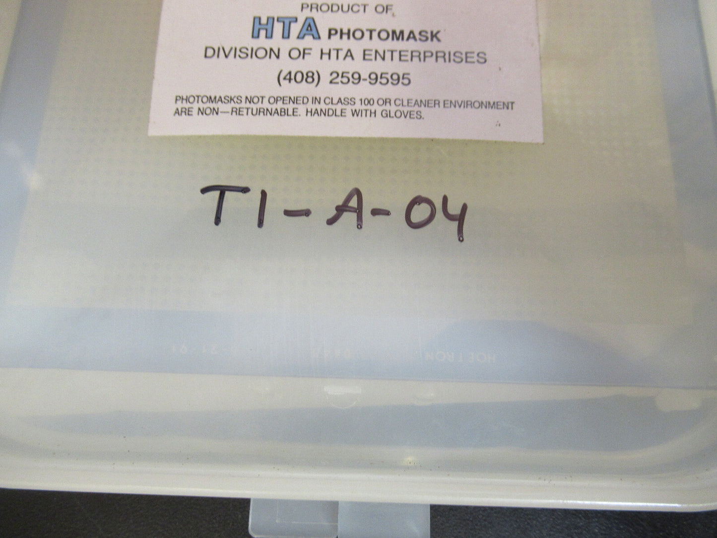 HOETRON MASK PHOTOLITHOGRAPHY VINTAGE COMPONENTS AS PICTURED T1-A-04