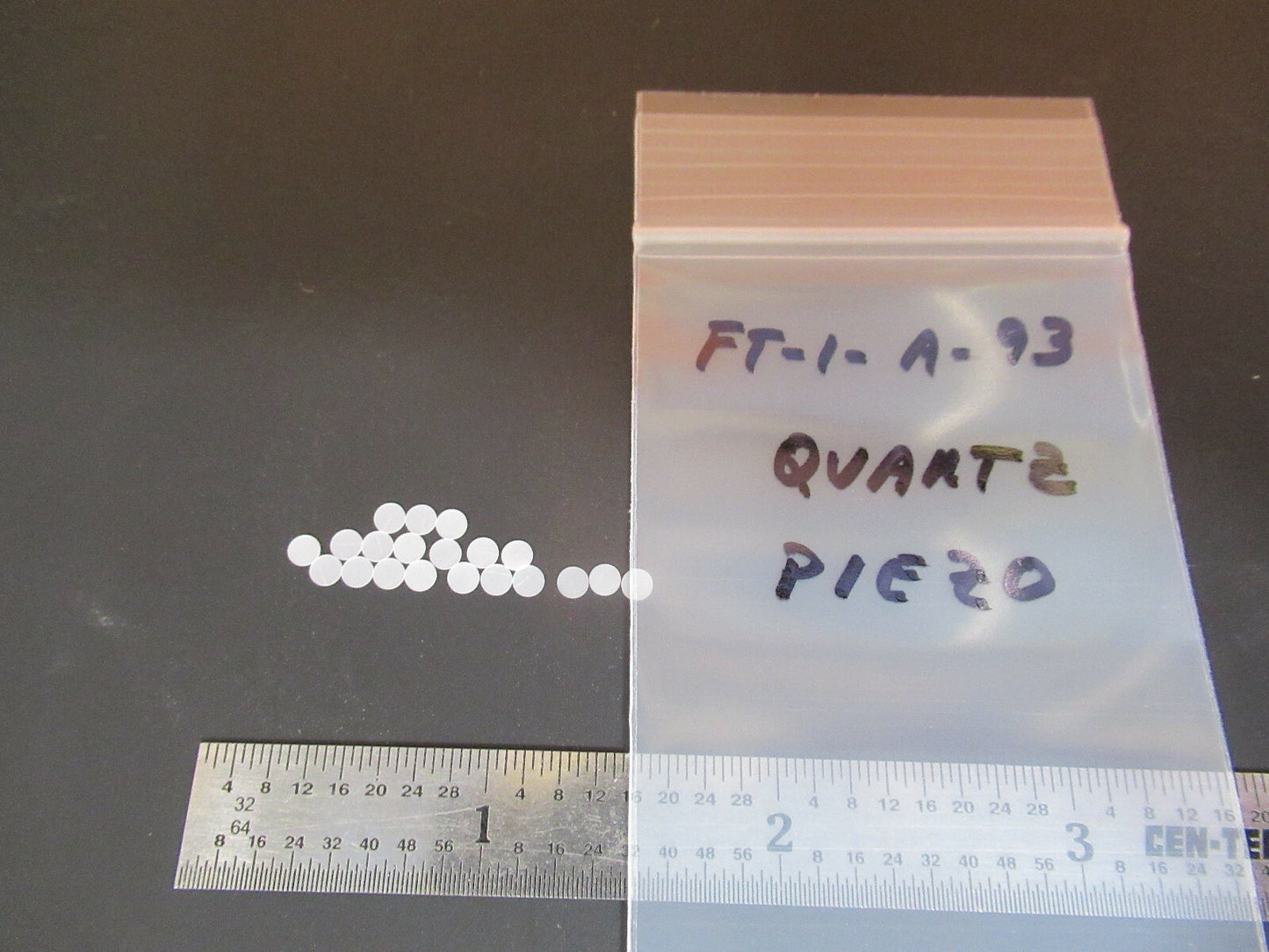 Lot Quartz X-cut Piezoelectric Blanks Unplated Ultrasonic Sensor