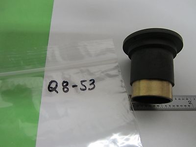 MICROSCOPE PART ZEISS GERMANY MOUNTED LENS OPTICS AS IS BIN#Q8-53