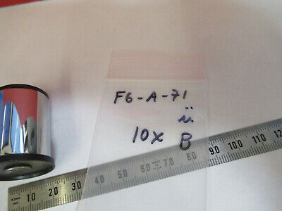 ANTIQUE ERNST LEITZ EYEPIECE 10X B OCULAR MICROSCOPE PART AS PICTURED &F6-A-71