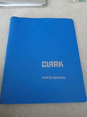 PARTS MANUAL CLARK FORKLIFT CHY60 I-056-4 INDUSTRIAL TRUCK