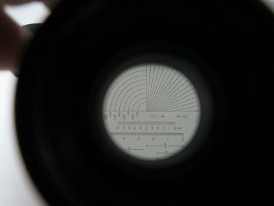 Optical Loupe Scale Lupe 7X Japan with Measuring Reticle Nice Optics