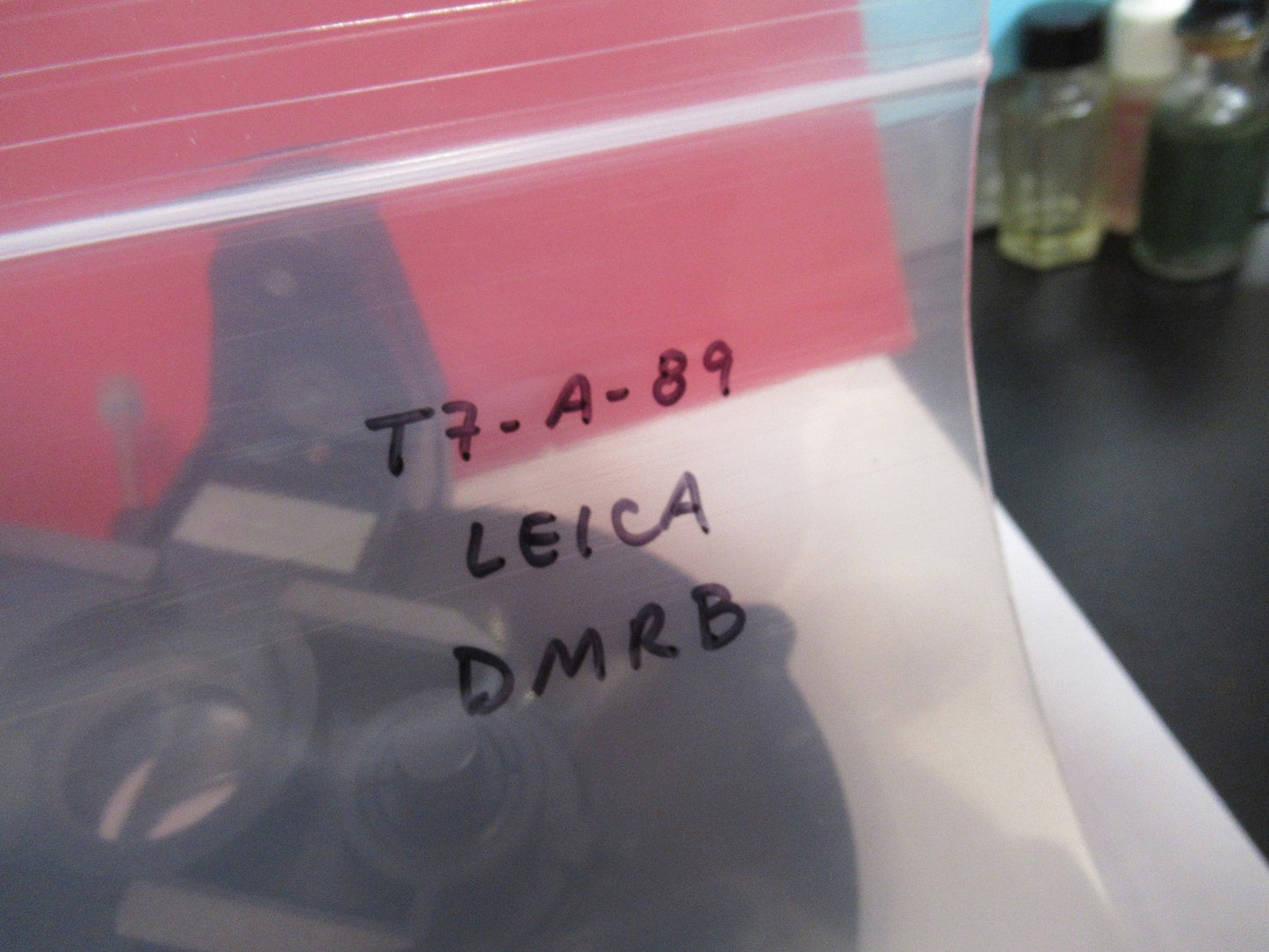 LEICA LEITZ GERMANY DMRB CONDENSER 501012 MICROSCOPE PART AS PICTURED T7-A-89