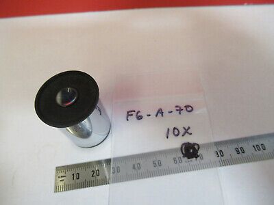 ANTIQUE ERNST LEITZ EYEPIECE 10X OCULAR MICROSCOPE PART AS PICTURED &F6-A-70