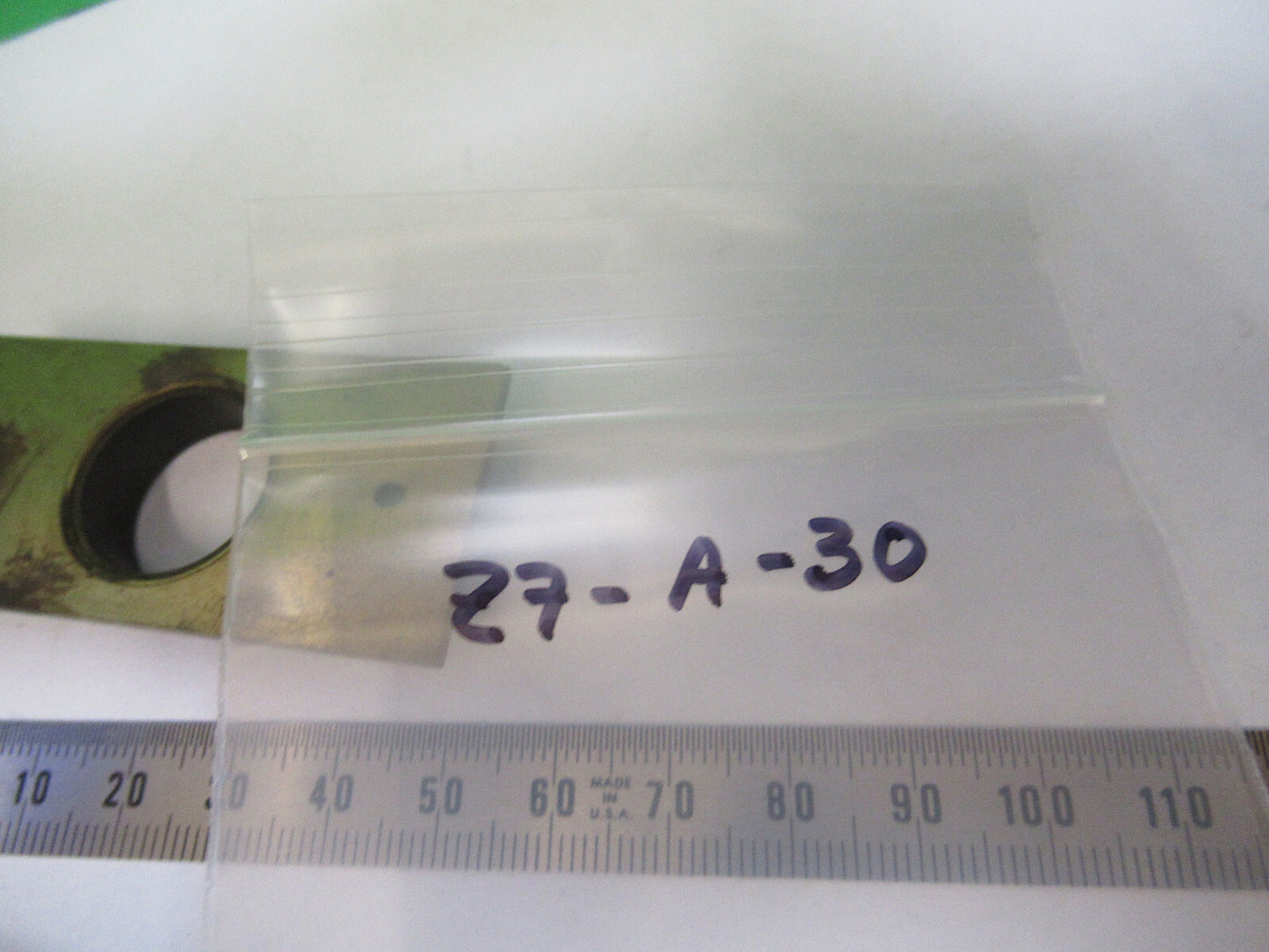 Antique Unknown Brass Fixture Stage Microscope Part