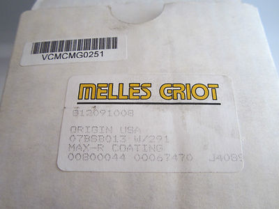 MELLES GRIOT OPTICAL COATED MIRROR LASER OPTICS NEW