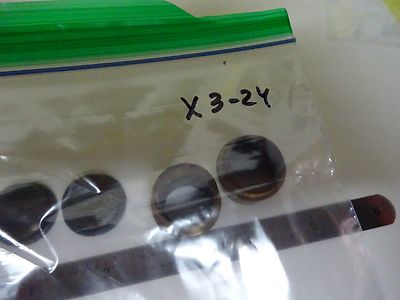 MICROSCOPE PART LOT OBJECTIVE CAPS BAUSCH SPENCER AO AMERICAN OPTICS BIN#X3-24