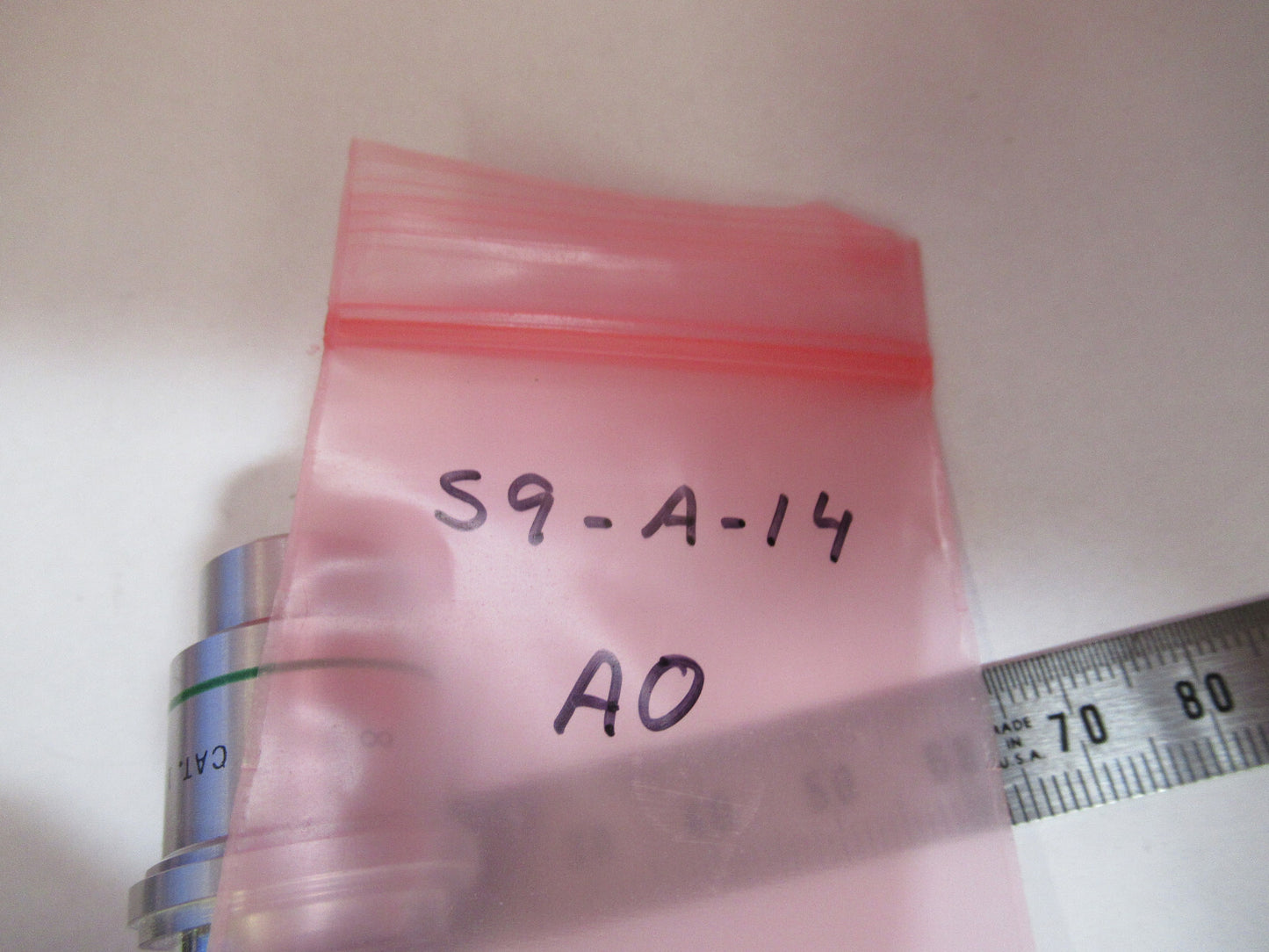 AMERICAN OPTICS AO OBJECTIVE 10X OPTICS MICROSCOPE PART AS PICTURED S9-A-14