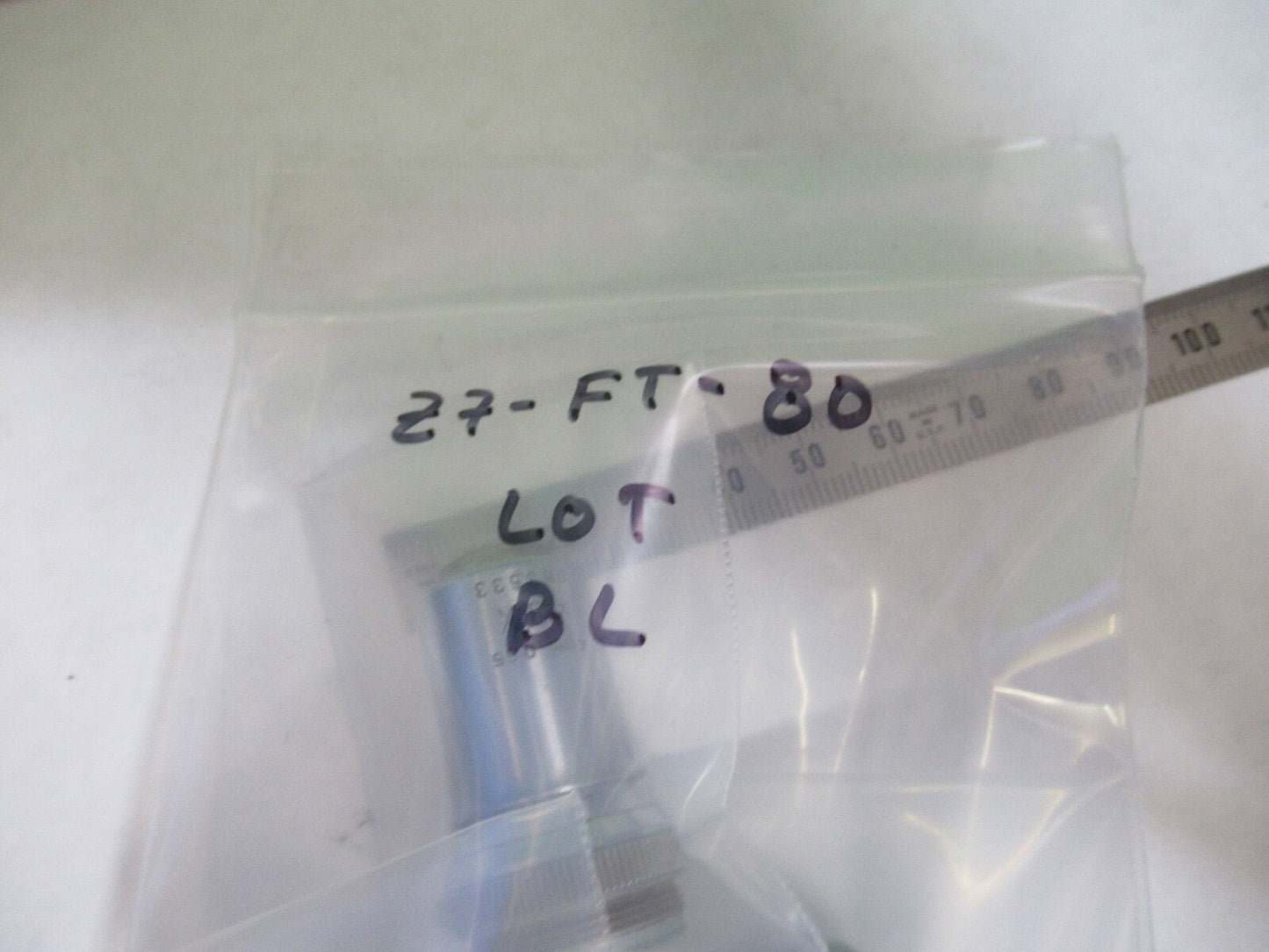 LOT OBJECTIVES BAUSCH LOMB LENSES MICROSCOPE PART AS PICTURED Z7-FT-80