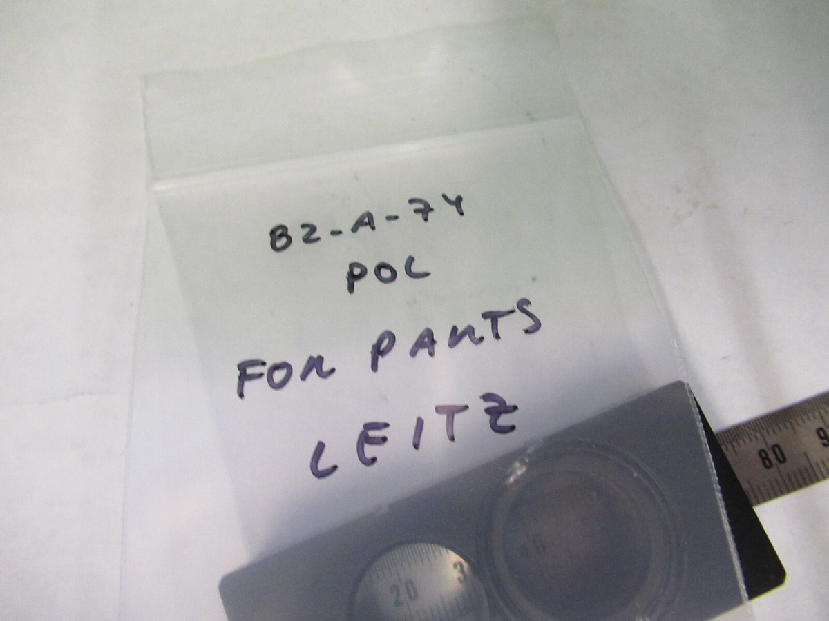 LEITZ WEZLAR 553391 FILTER POLARIZER OPTICS MICROSCOPE PART AS PICTURED 82-A-74
