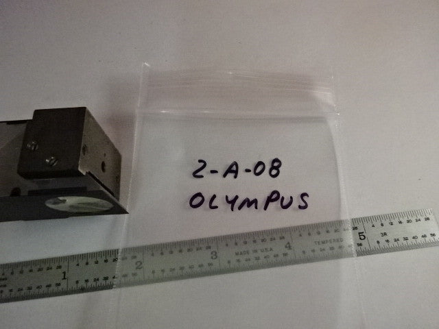GLASS PRISM OLYMPUS JAPAN HEAD OPTICS MICROSCOPE PART AS IS &2-A-08