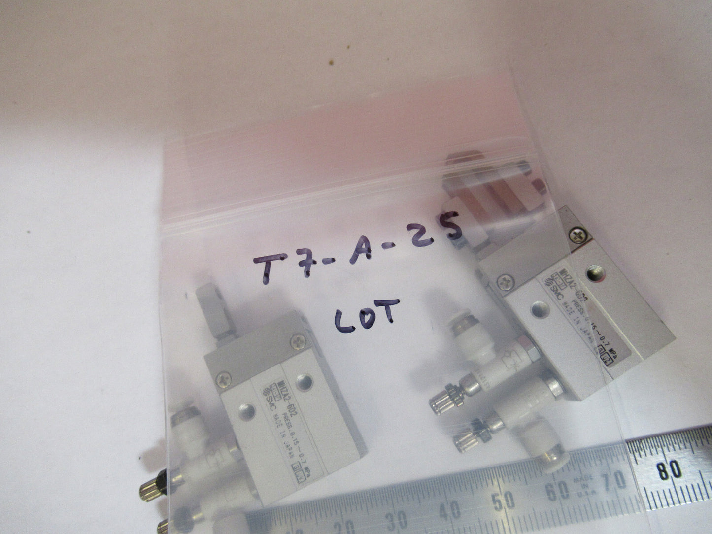 SPOT WELD TIPS SMC JAPAN PNEUMATICS CONTROL AS REMOVED AS PICTURED T7-A-25