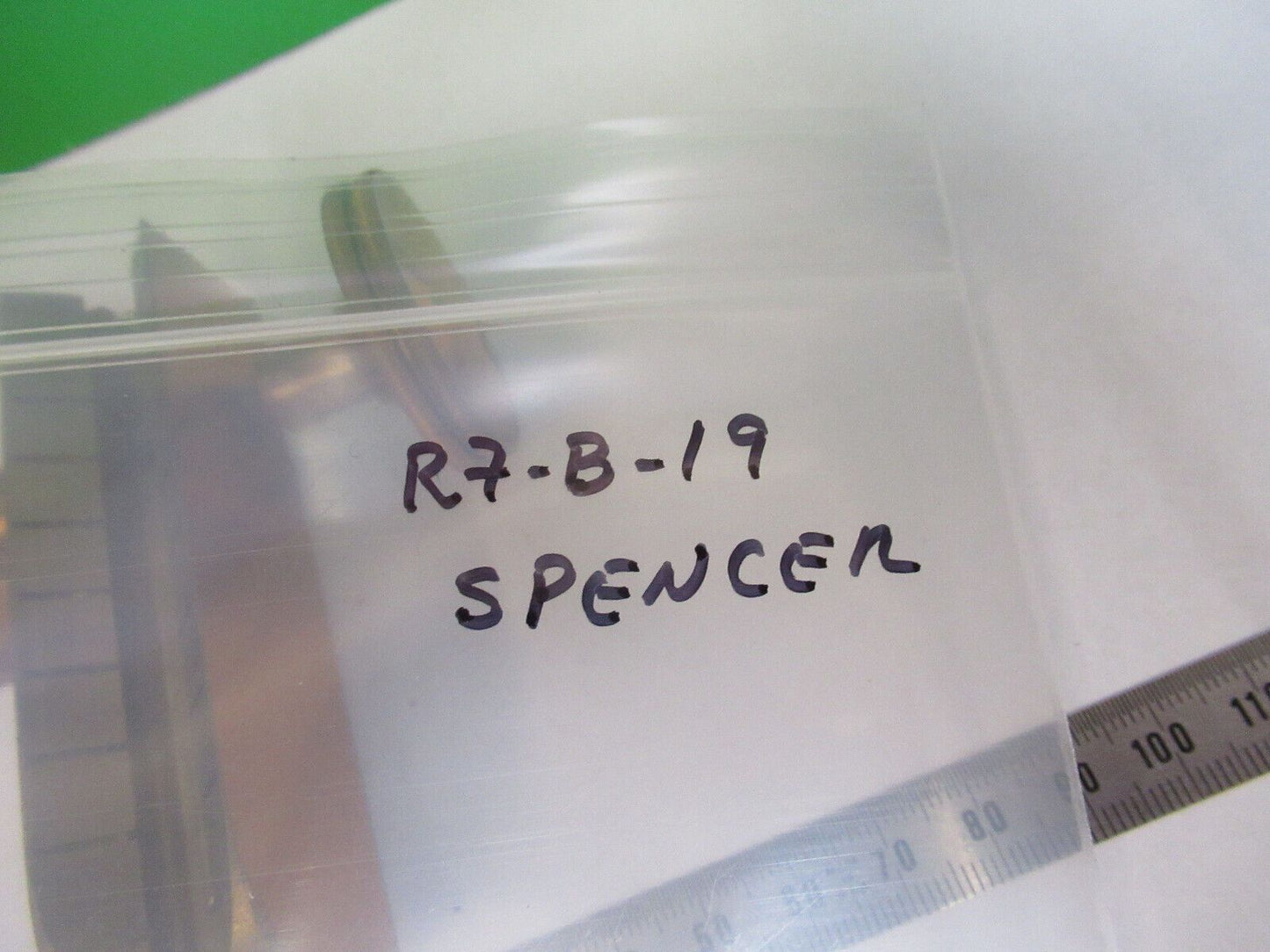 SPENCER ANTIQUE BRASS STAGE SUPPORT MICROSCOPE PART AS PICTURED &R7-B-19Ax