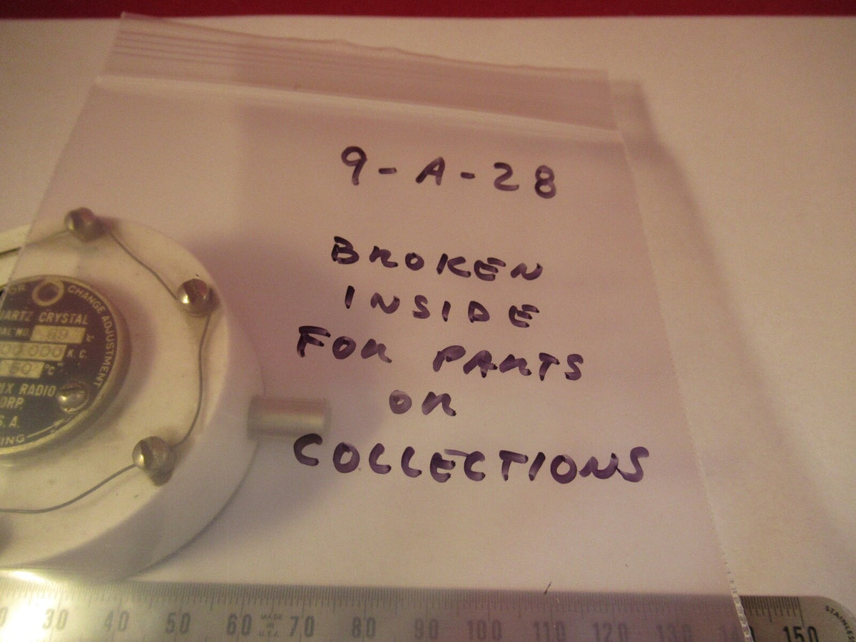 Broken Bendix Radio 1930's Quartz Resonator Rare Collectable