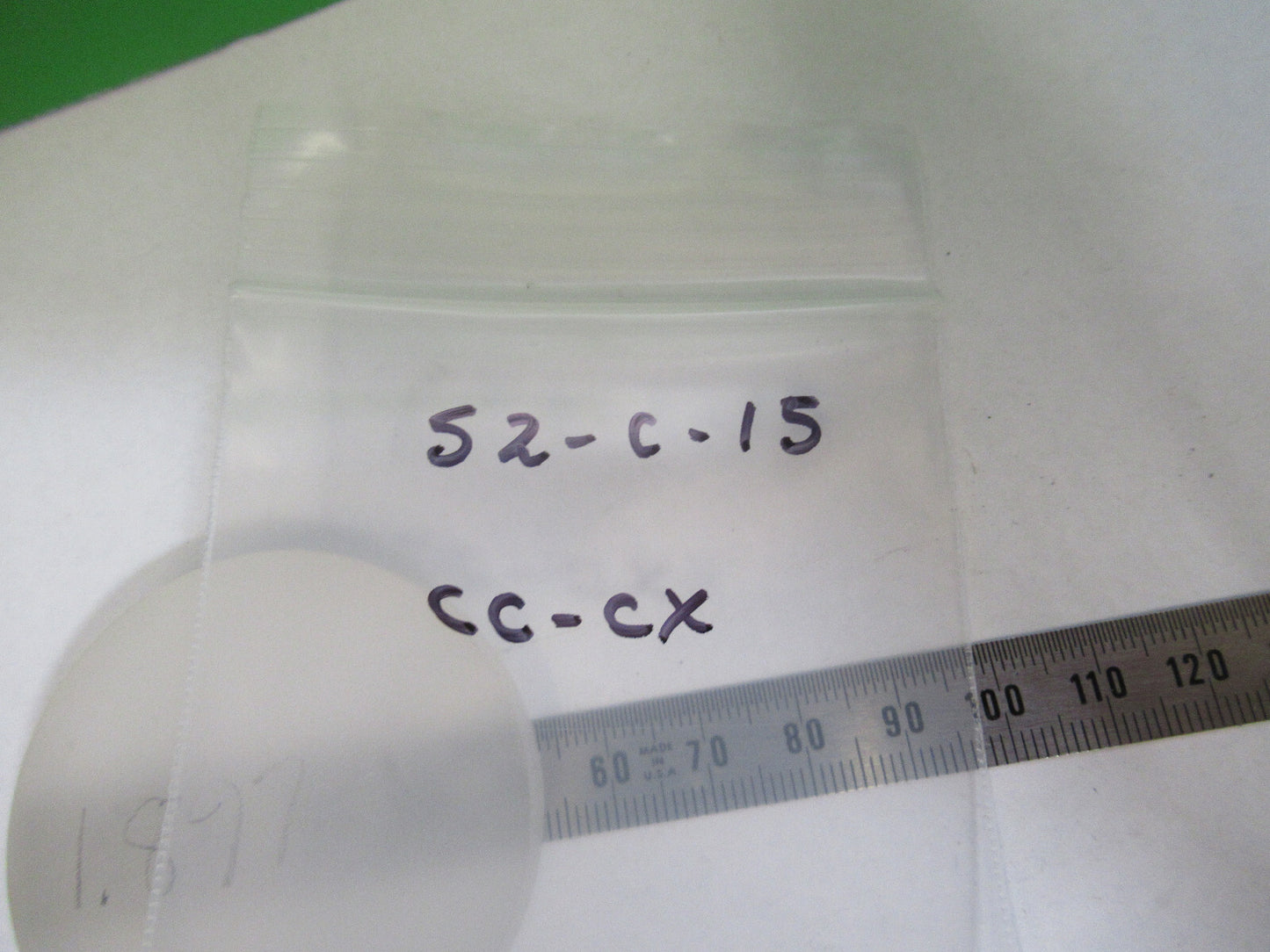 OPTICAL UNFINISHED concave CONVEX BK7 GLASS OPTICS UNCOATED AS PICTURED &s2-c-15