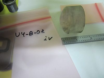 OPTICAL LARGE THICK CONVEX CONCAVE LENS NICE LASER OPTICS AS IS BIN#U4-B-02